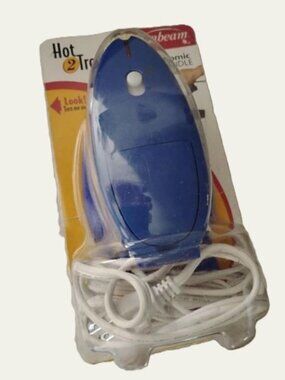 Sunbeam Hot 2 Trot Compact Iron - travel dorm crafts - portable